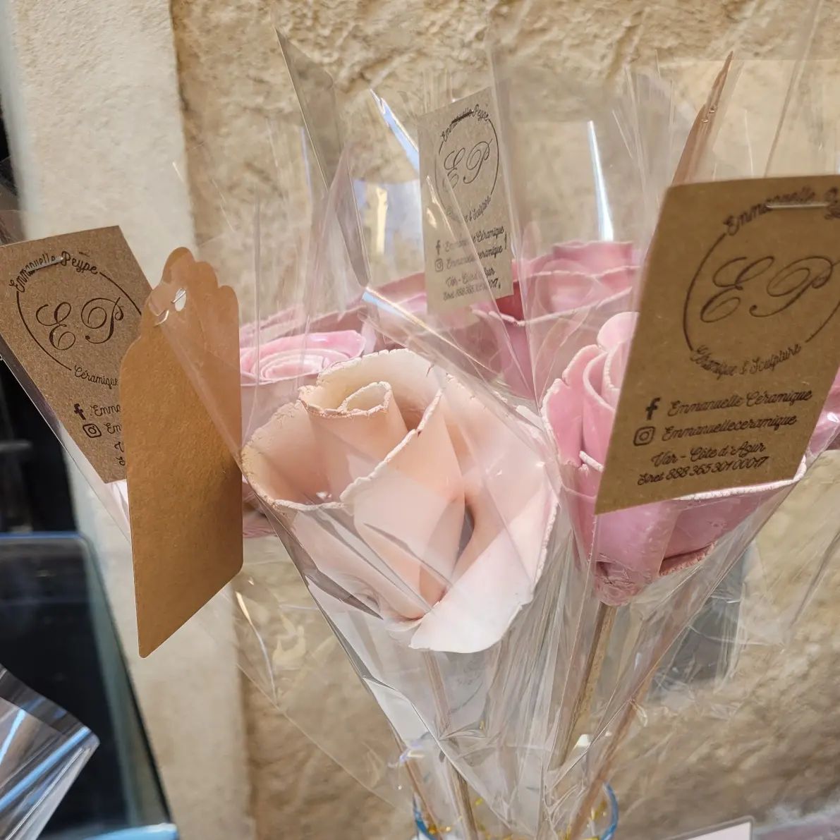 Rose en céramique – Image 2